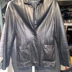 Black Leather Women's Jacket